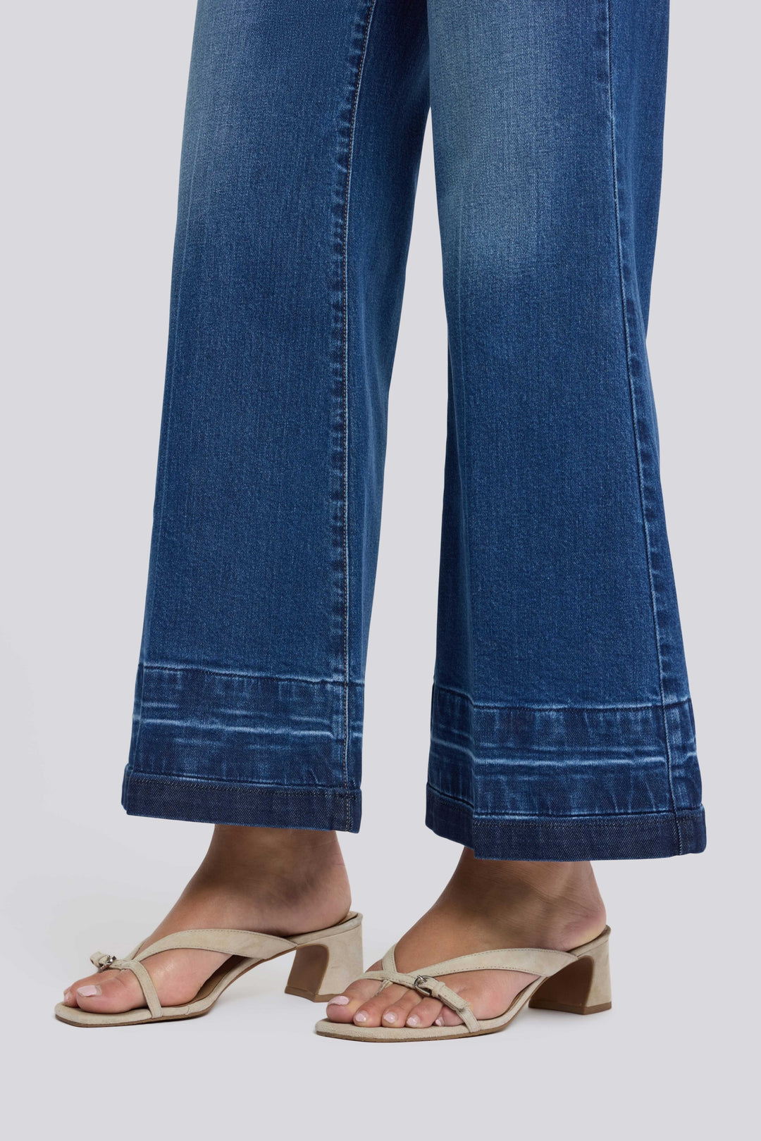 Mia Palazzo Ankle Jeans With High Rise | Trail Lands | Denim | NYDJ