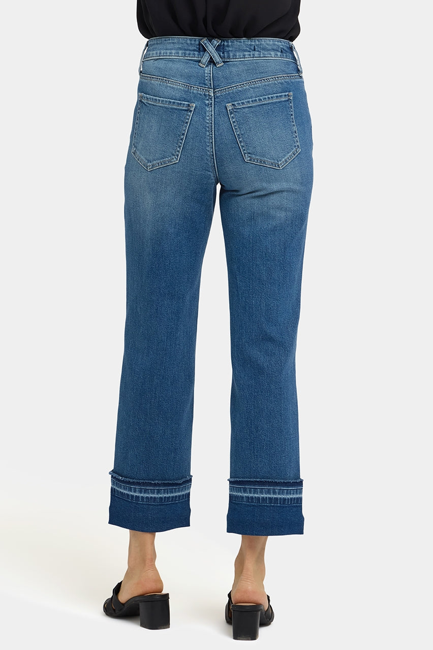Bailey Relaxed Straight Ankle Jeans With High Rise | Sun Soak | Denim | NYDJ