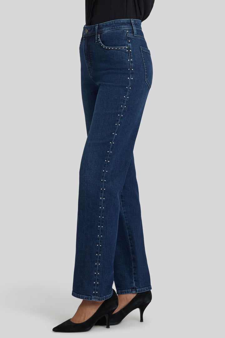 Brooke Loose Straight Jeans | Louvre Sapphire | Pants | NYDJ