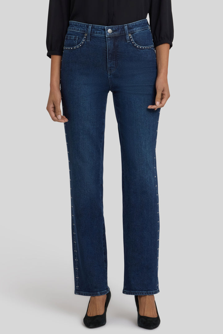 Brooke Loose Straight Jeans | Louvre Sapphire | Pants | NYDJ