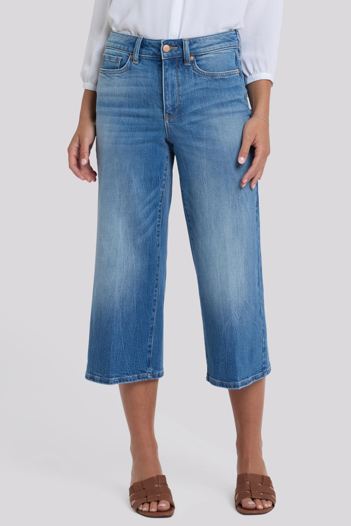 Brigitte Wide Leg Capri Jeans With High Rise | Pacifica | Denim | NYDJ