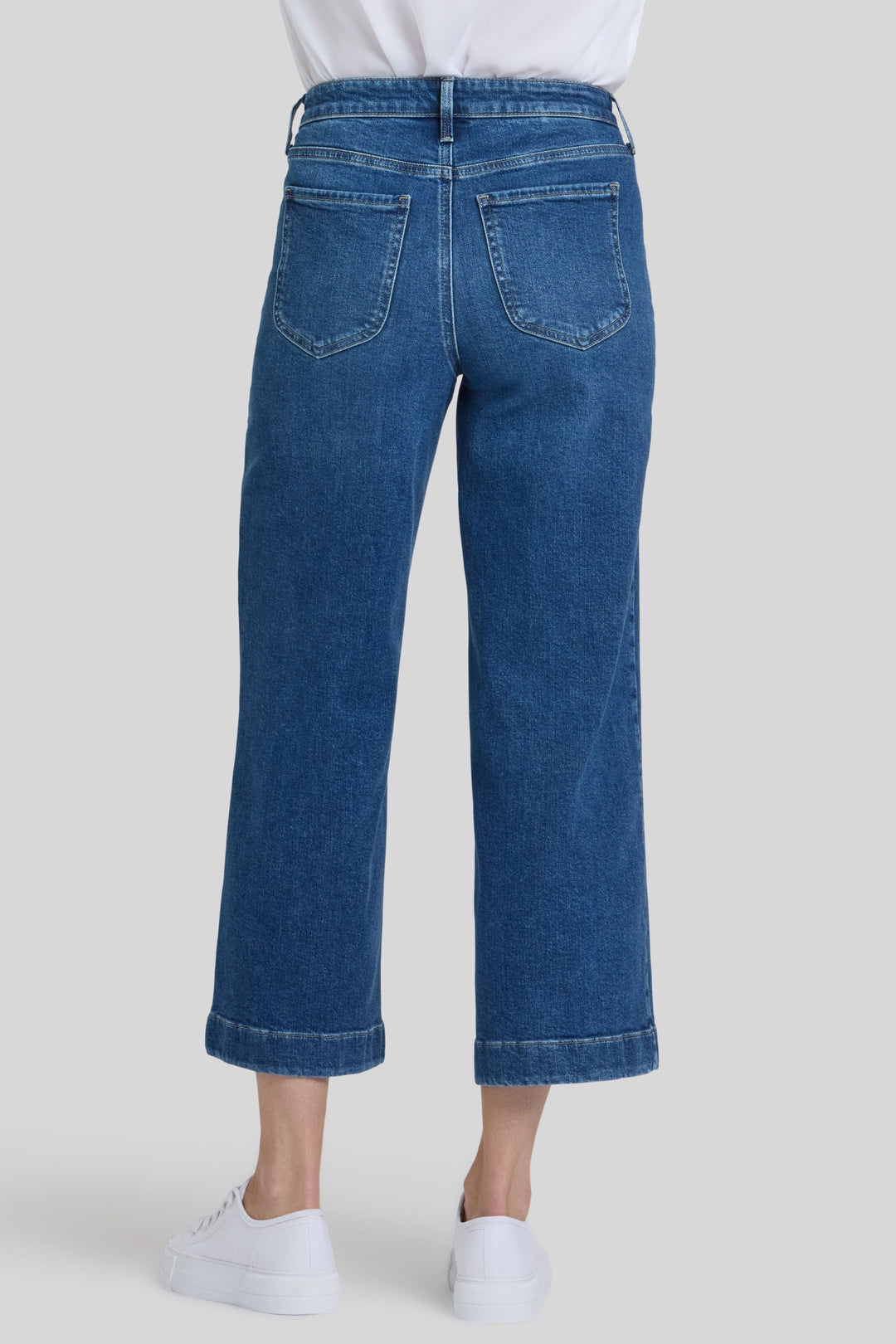 Teresa Wide Leg Ankle | Opera Blue | Denim | NYDJ