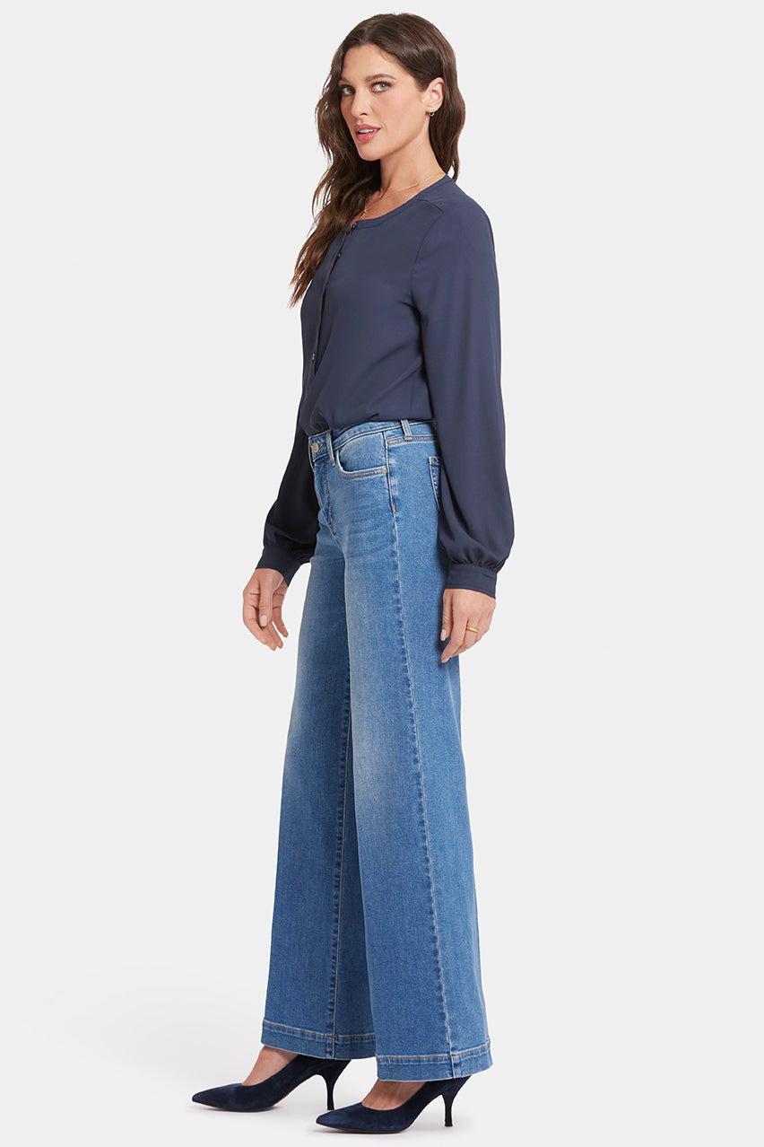 Teresa Wide Leg Jeans | Water Canyon | Denim | NYDJ