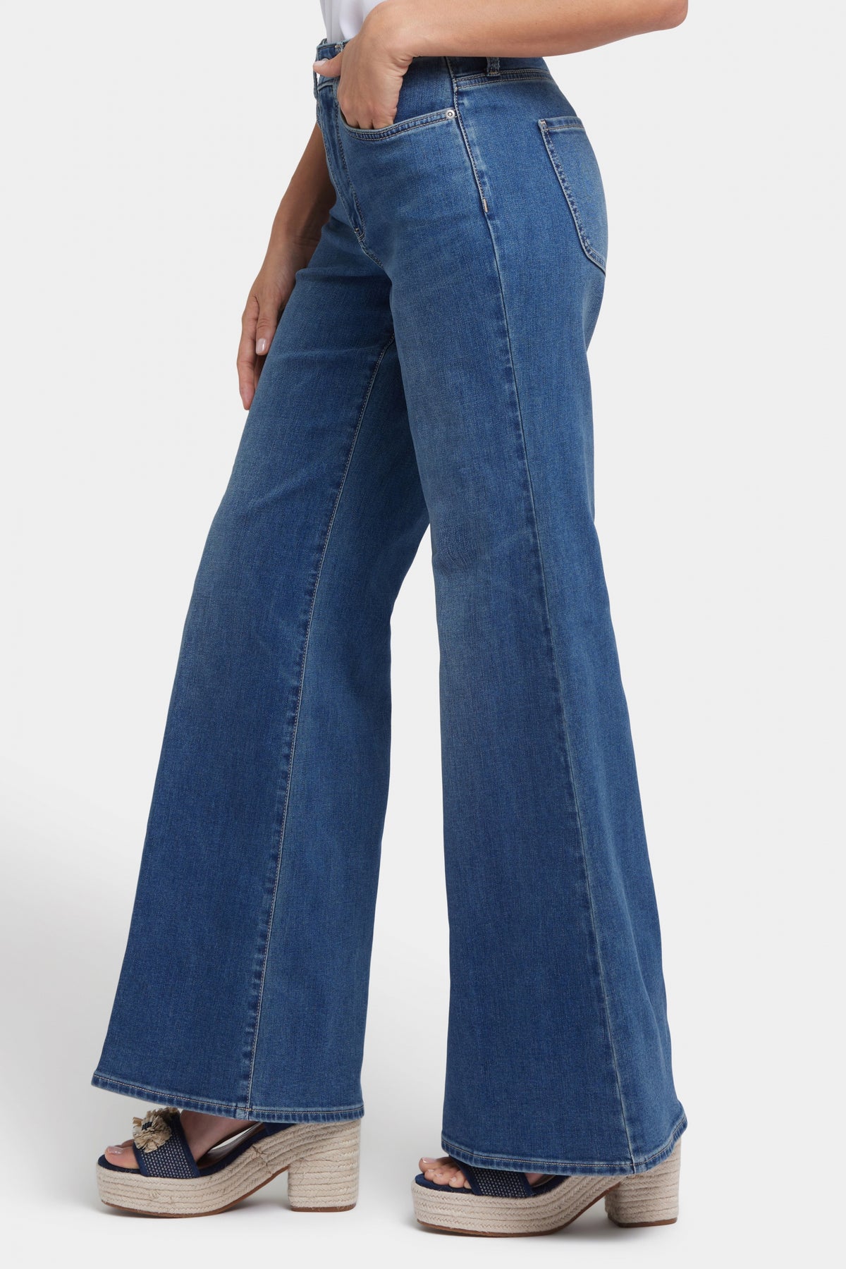 Mia Palazzo Jeans With High Rise | Valencia Surf | Pants | NYDJ