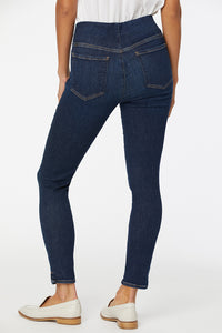 Pull-On Skinny Ankle Dark Blue SpanSpring™ Denim | Clean Vista | Denim | NYDJ