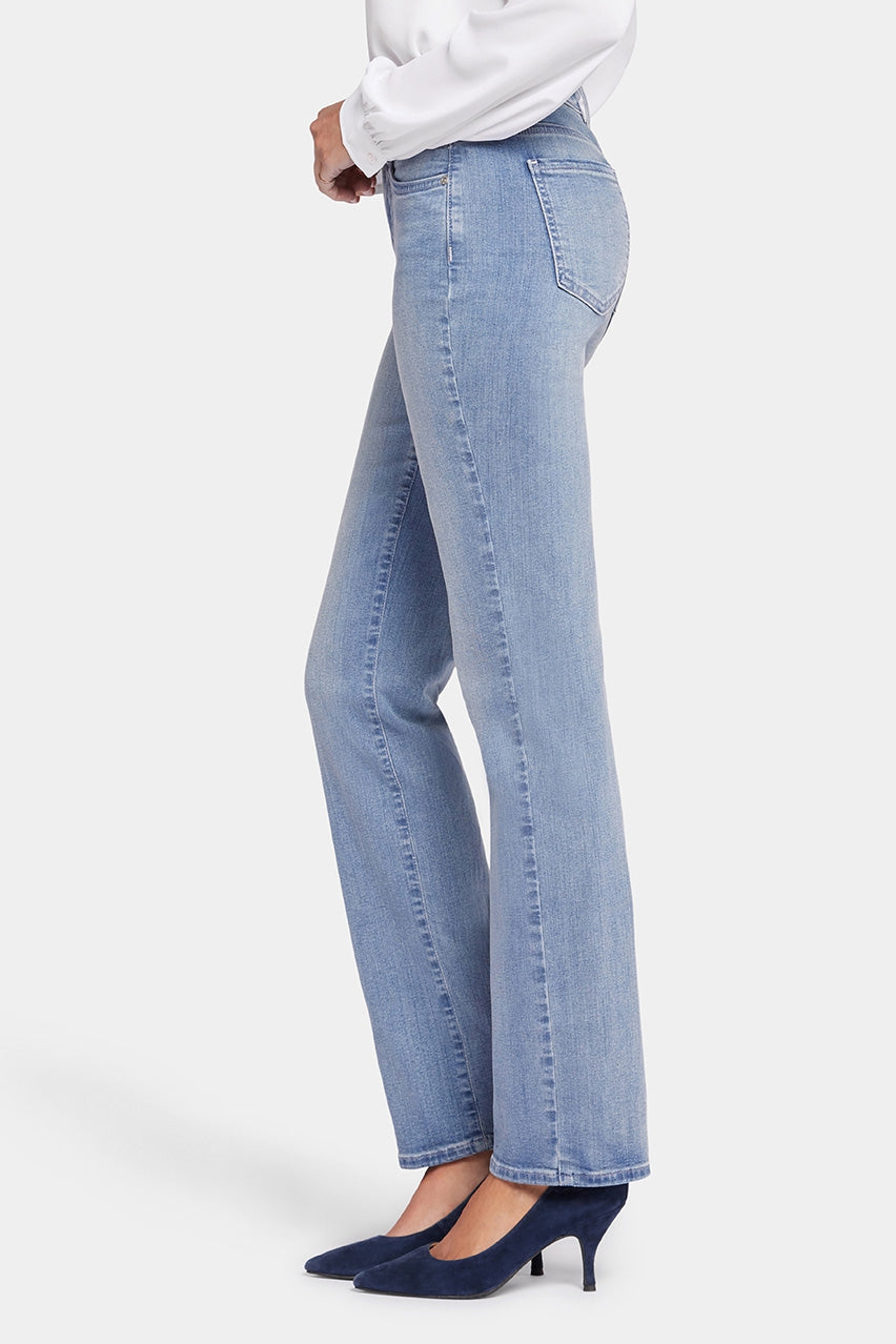 Marilyn Straight Jeans Light Blue Premium Denim | Thistle Falls | Denim | NYDJ