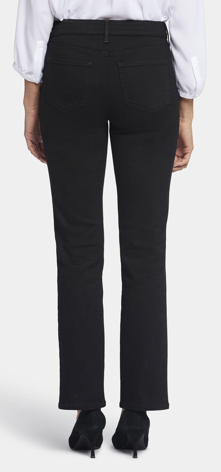 Ellison Straight Jeans With High Rise | Black | Pants | NYDJ