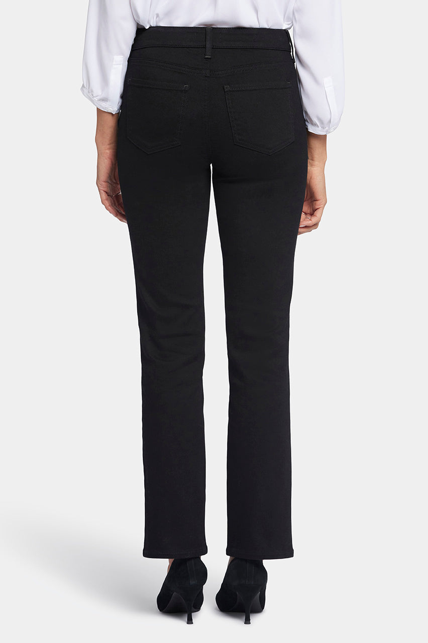 Ellison Straight Jeans With High Rise | Black | Pants | NYDJ