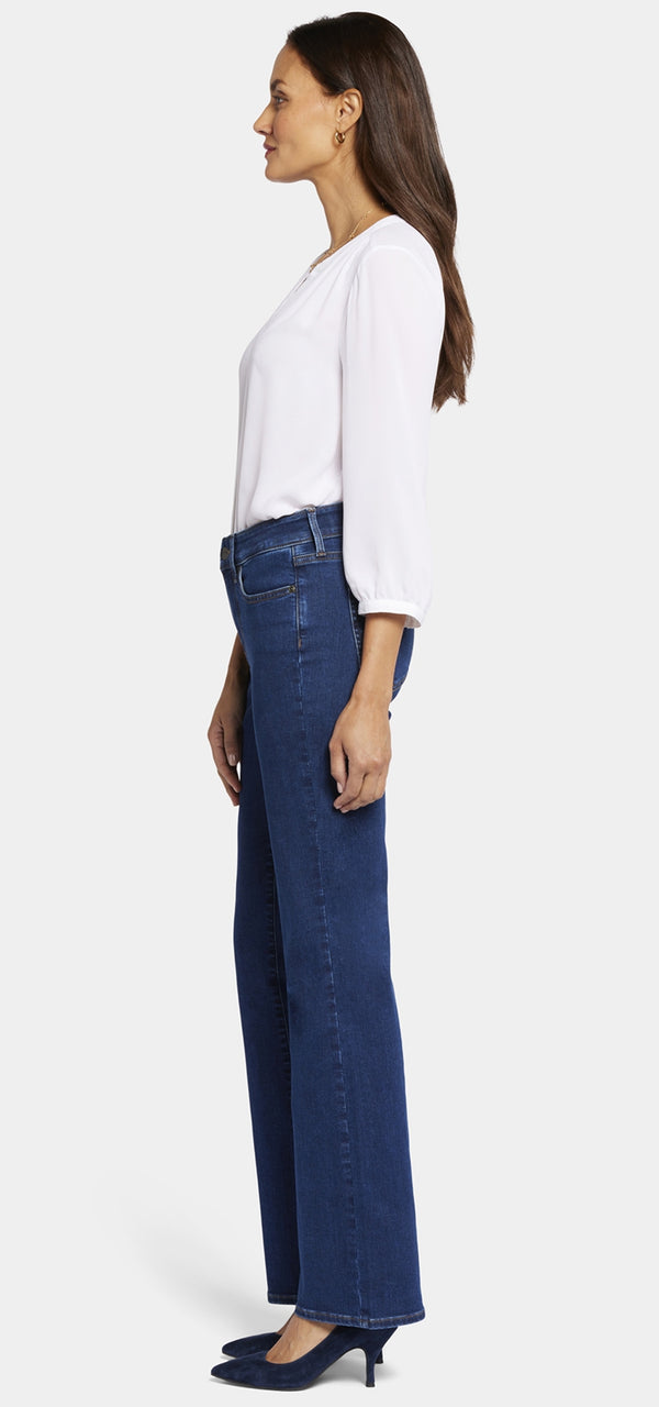 Blake High Rise Slim Flare Dark Blue Premium Denim | Quinn | Pants | NYDJ