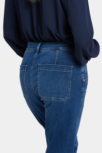 Brooke Loose Straight Jeans | Opera Blue | Denim | NYDJ
