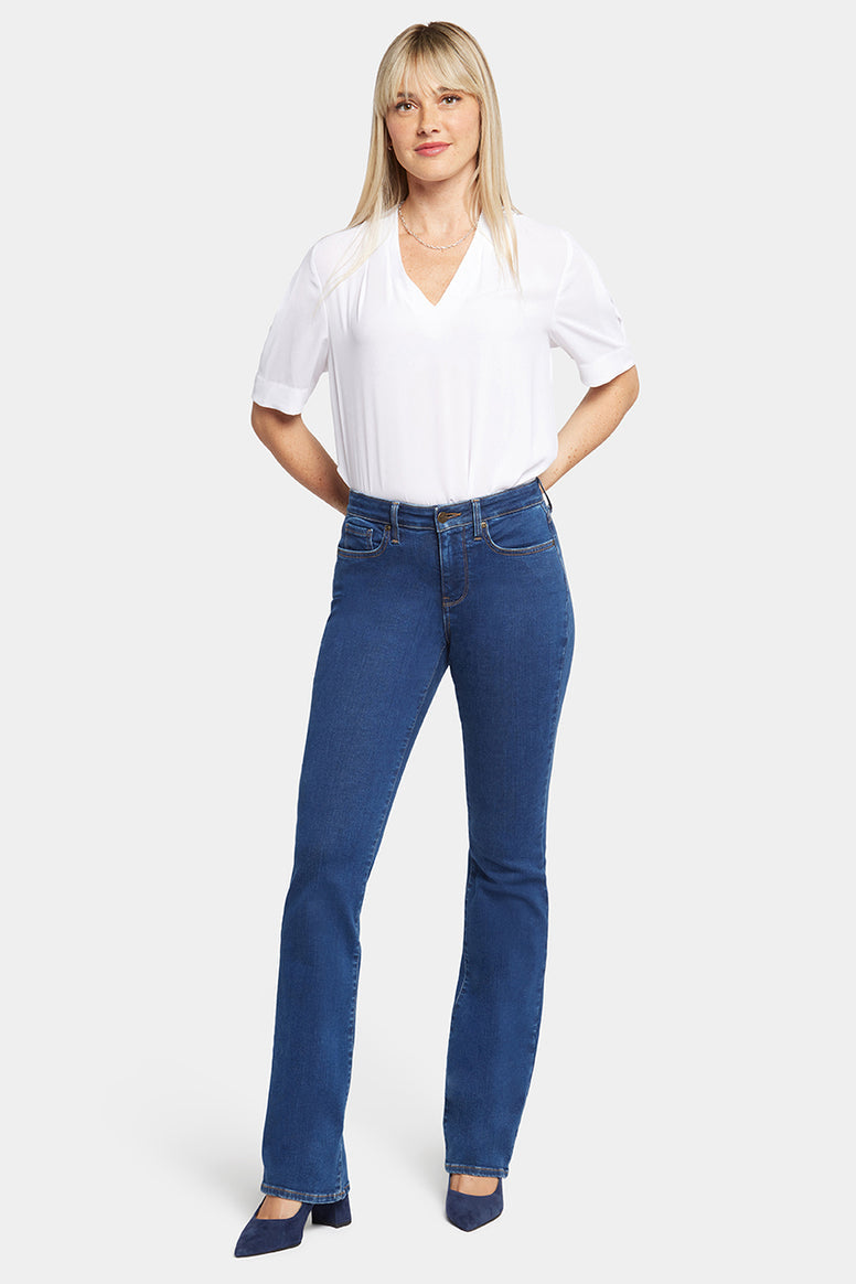 Barbara Bootcut Jeans Medium Blue Premium Denim (Tall) | Quinn | Denim | NYDJ