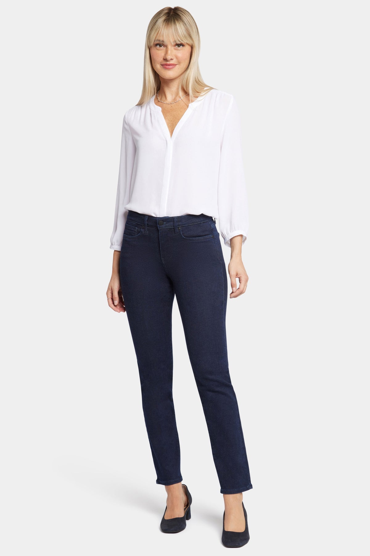 Sheri Slim Jeans Dark Blue Premium Denim | Rinse | Pants | NYDJ