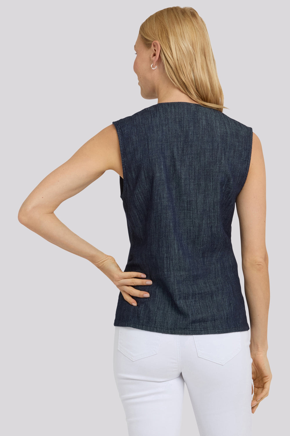 Denim Gilet | Dark Indigo | Vest | NYDJ