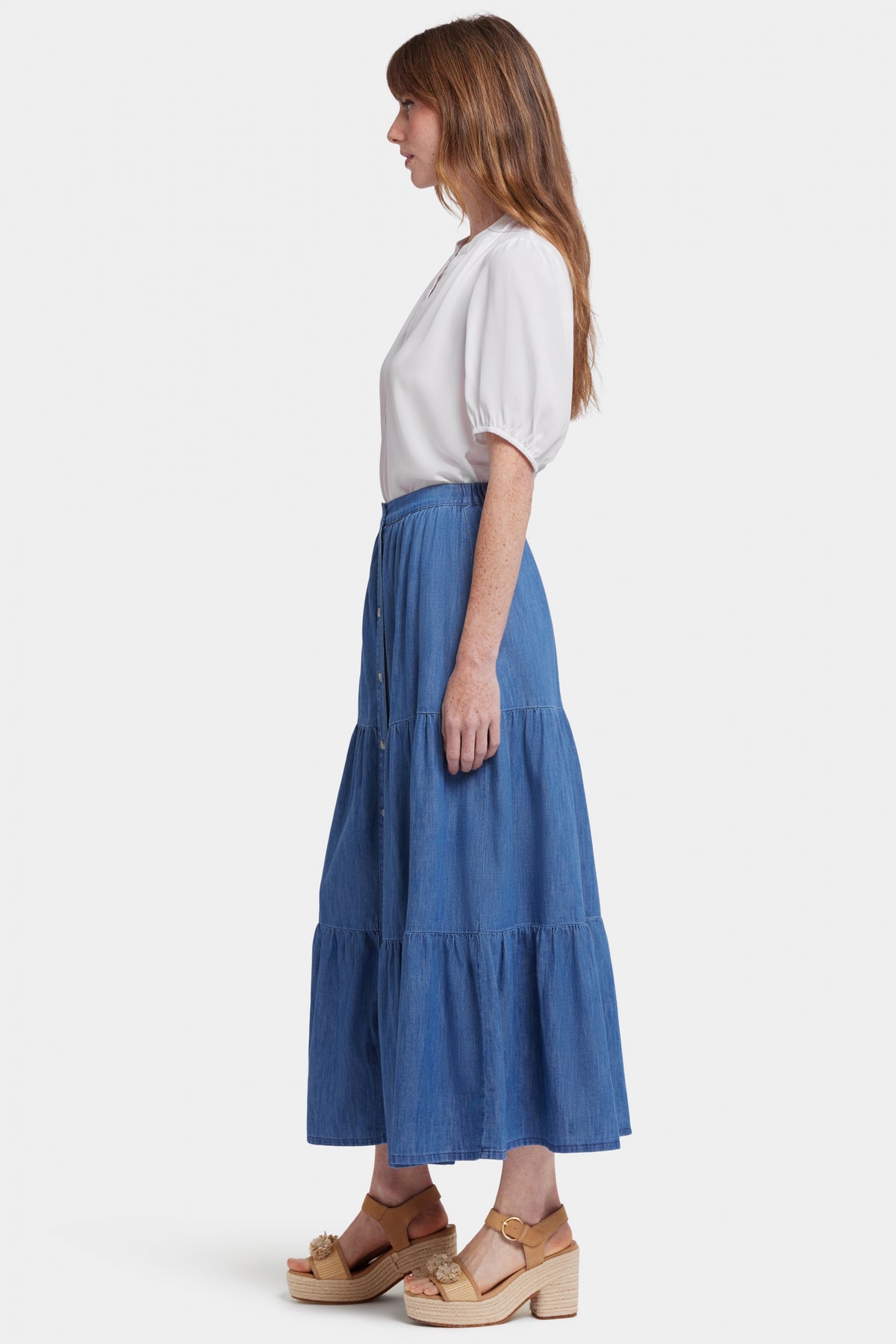 Tiered Maxi Skirt | Everly | Skirt | NYDJ