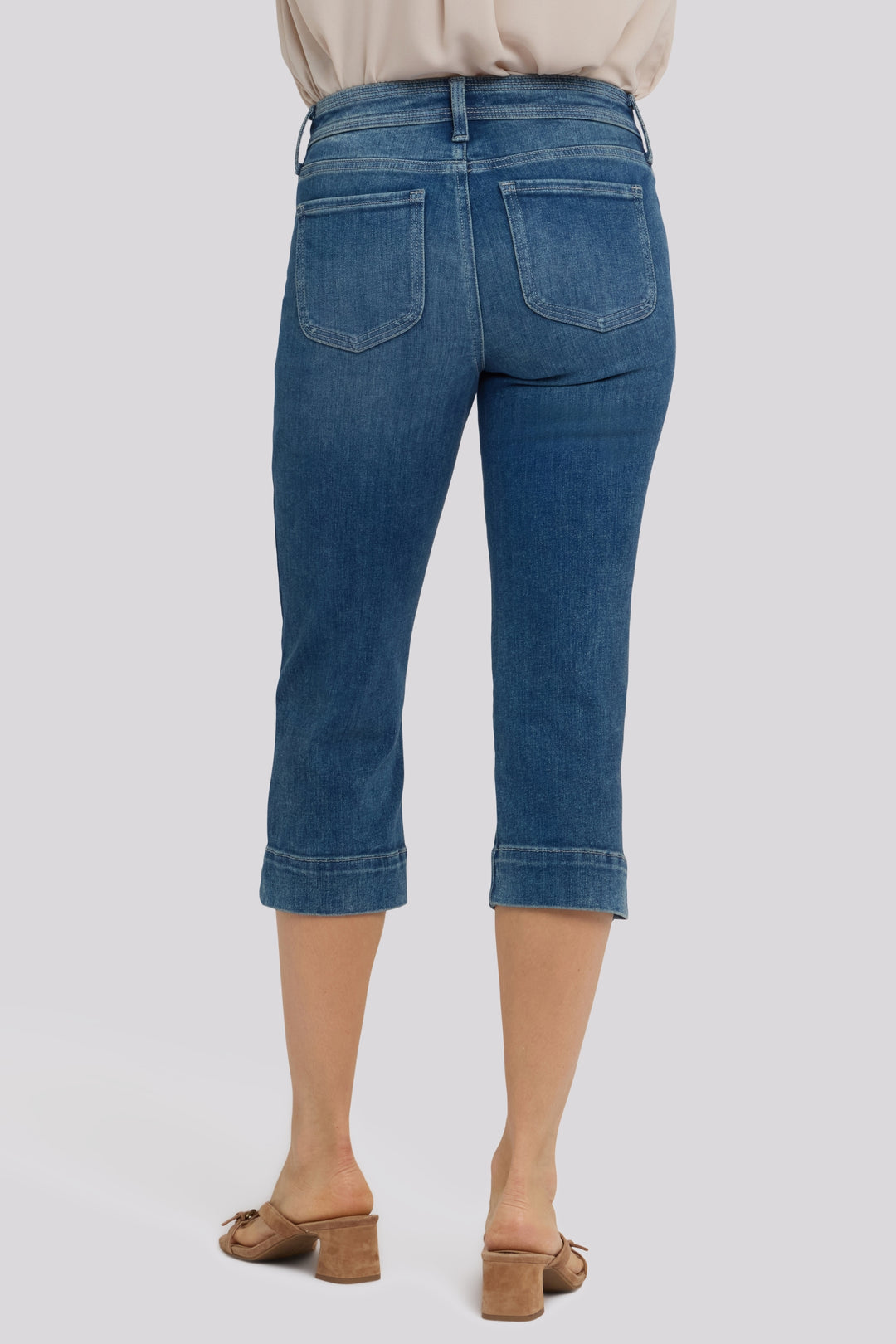 Marilyn Straight Crop Jeans In Re-New Denim | Breezy Palms | Denim | NYDJ