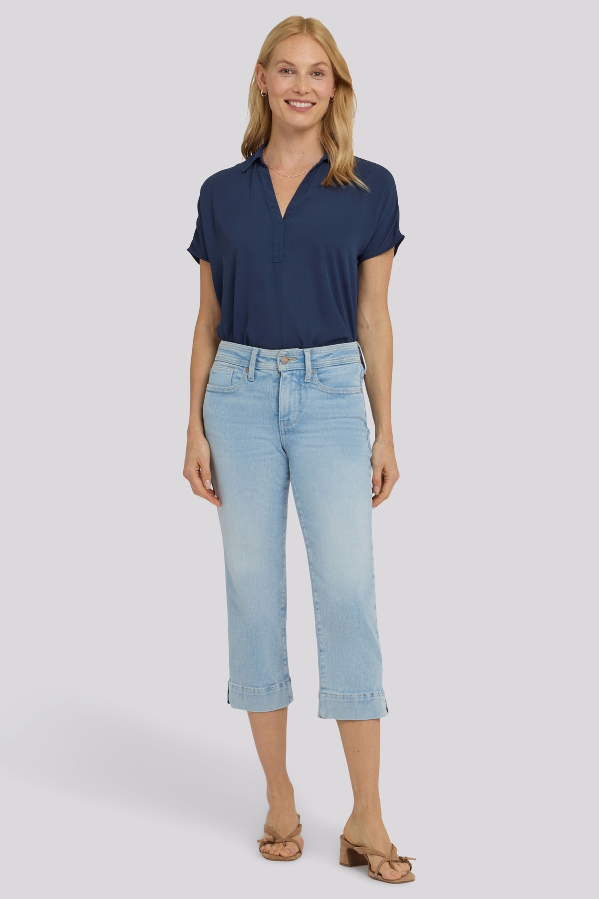 Marilyn Straight Crop Jeans In Re-New Denim | Keys View | Denim | NYDJ