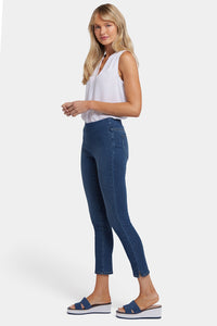 Ami Skinny Ankle Pull-On Jeans In Soft-Contour Denim™ With Side Slits | Rio Rapids | Pants | NYDJ