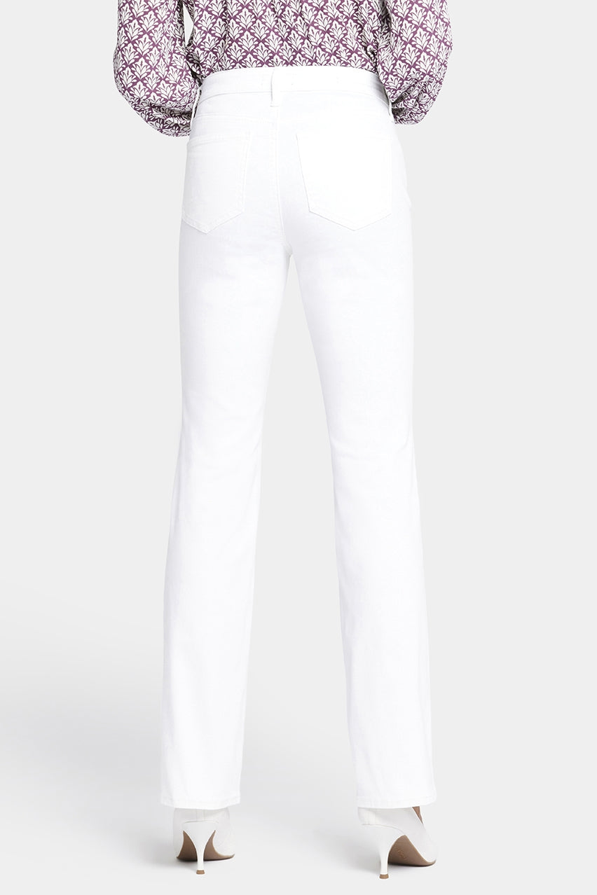 Barbara Bootcut Jeans White Premium Denim (Petite) | Optic White | Pants | NYDJ