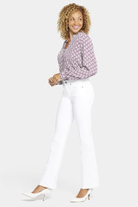 Barbara Bootcut Jeans White Premium Denim (Petite) | Optic White | Pants | NYDJ