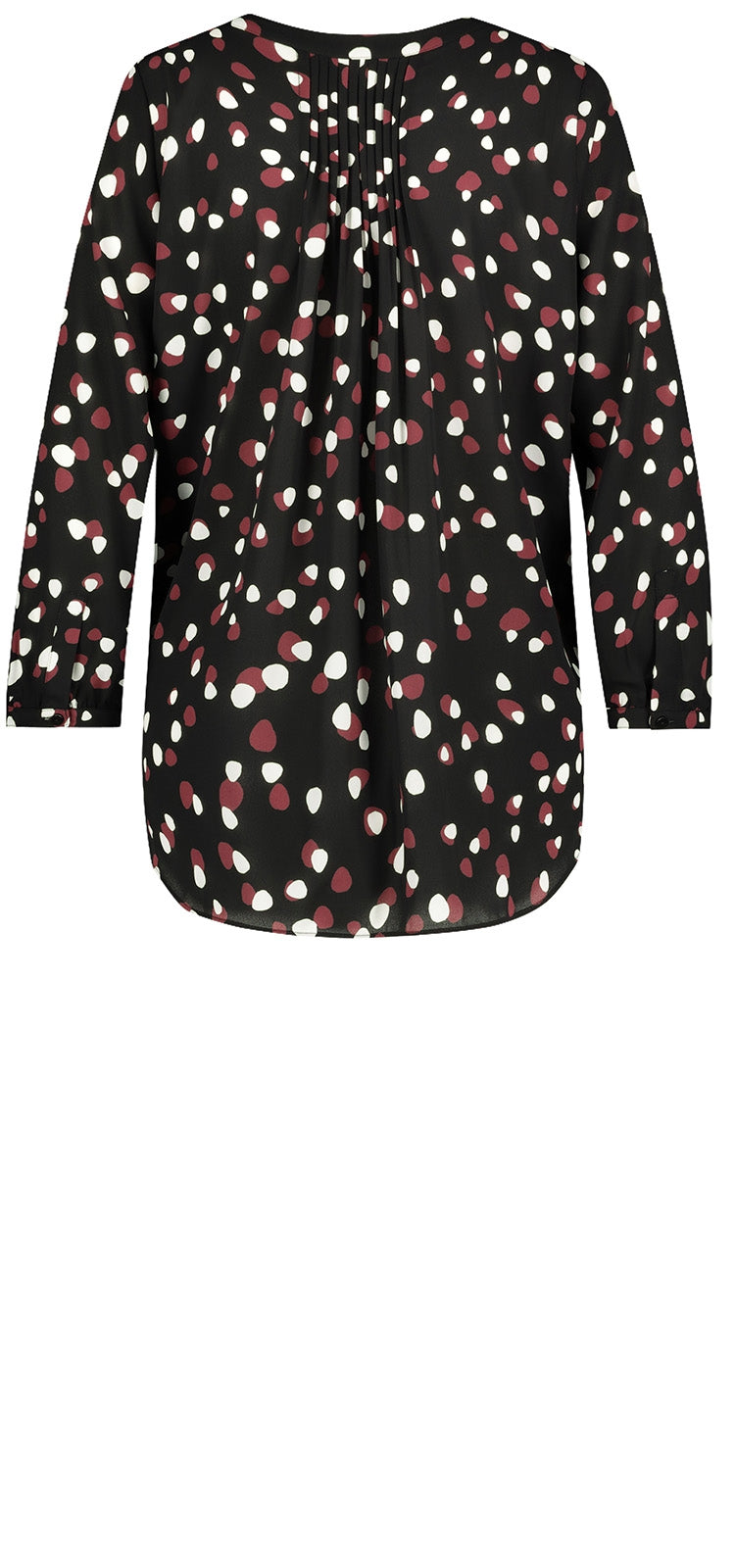 Pintuck Blouse Dot Print | Watkins Dot | Blouse | NYDJ