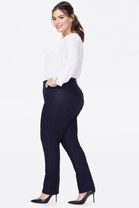 Sheri Slim Jeans Dark Blue Premium Denim (Plus) | Rinse | Denim | NYDJ