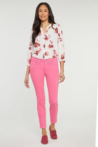 Alina Skinny Jeans Pink Premium Denim | Pink Peony | Non Denim | NYDJ