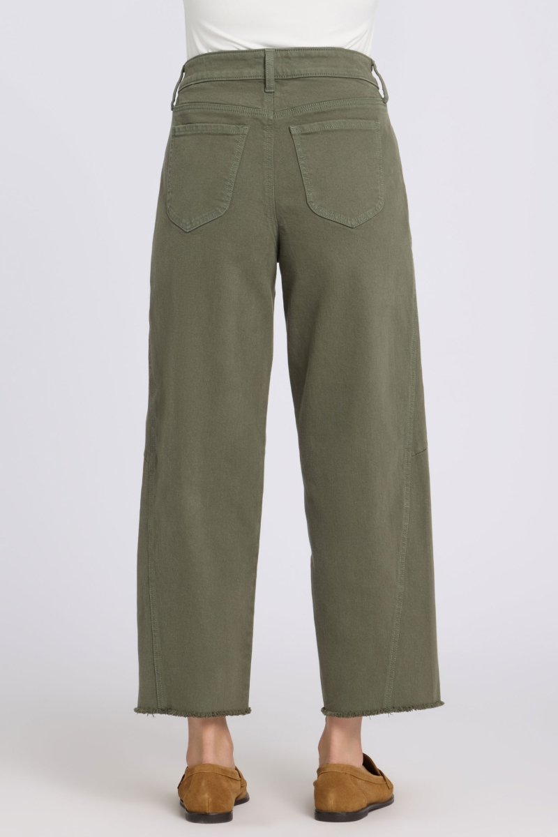 Alyssa Relaxed Crop Jeans | Desert Green | Pants | NYDJ