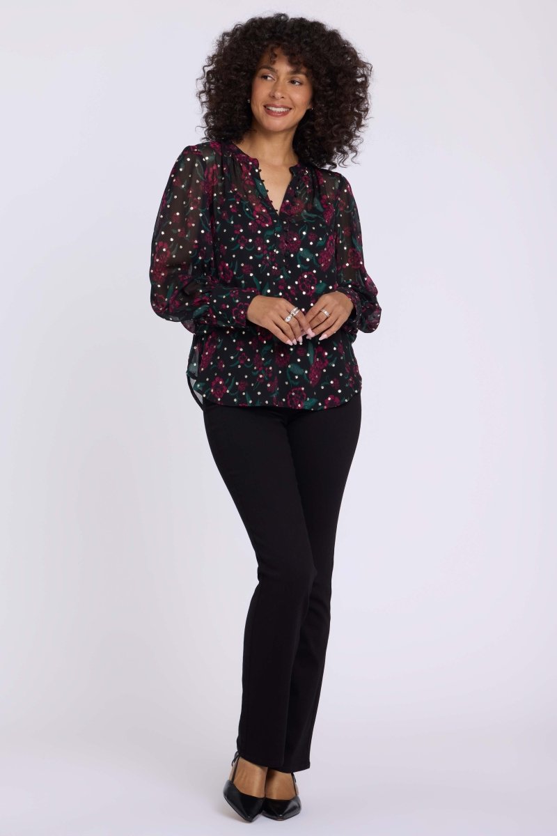 Annie Blouse | Floral Park Jazzy - NYDJ