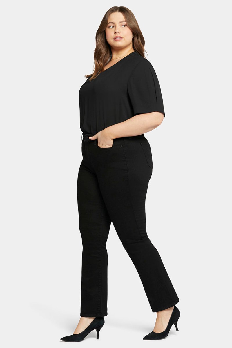 Barbara Bootcut Black Premium Denim (Plus) | Black | Denim | NYDJ