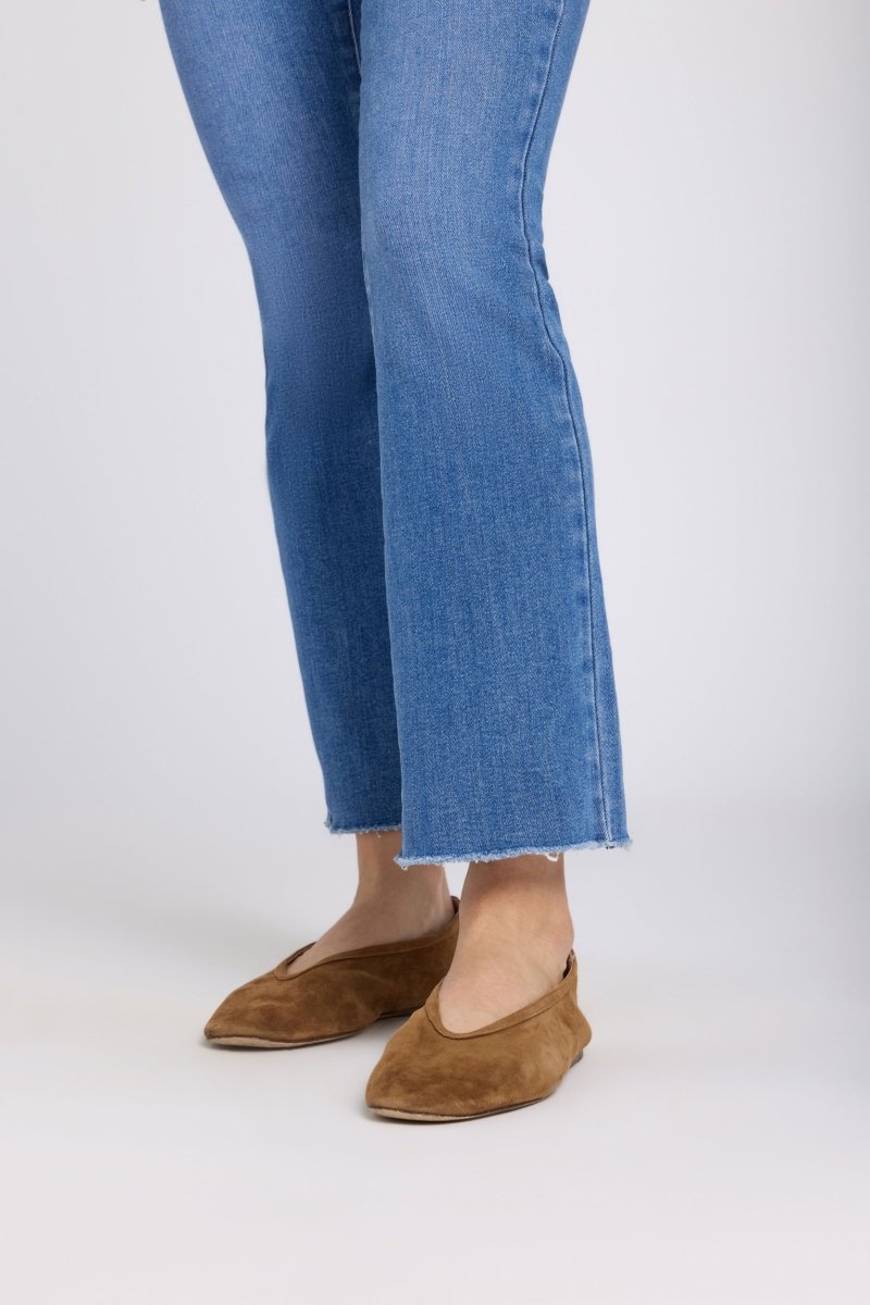 Billie Mini Bootcut Ankle Jeans With High Rise | Blue Paradise | Denim | NYDJ