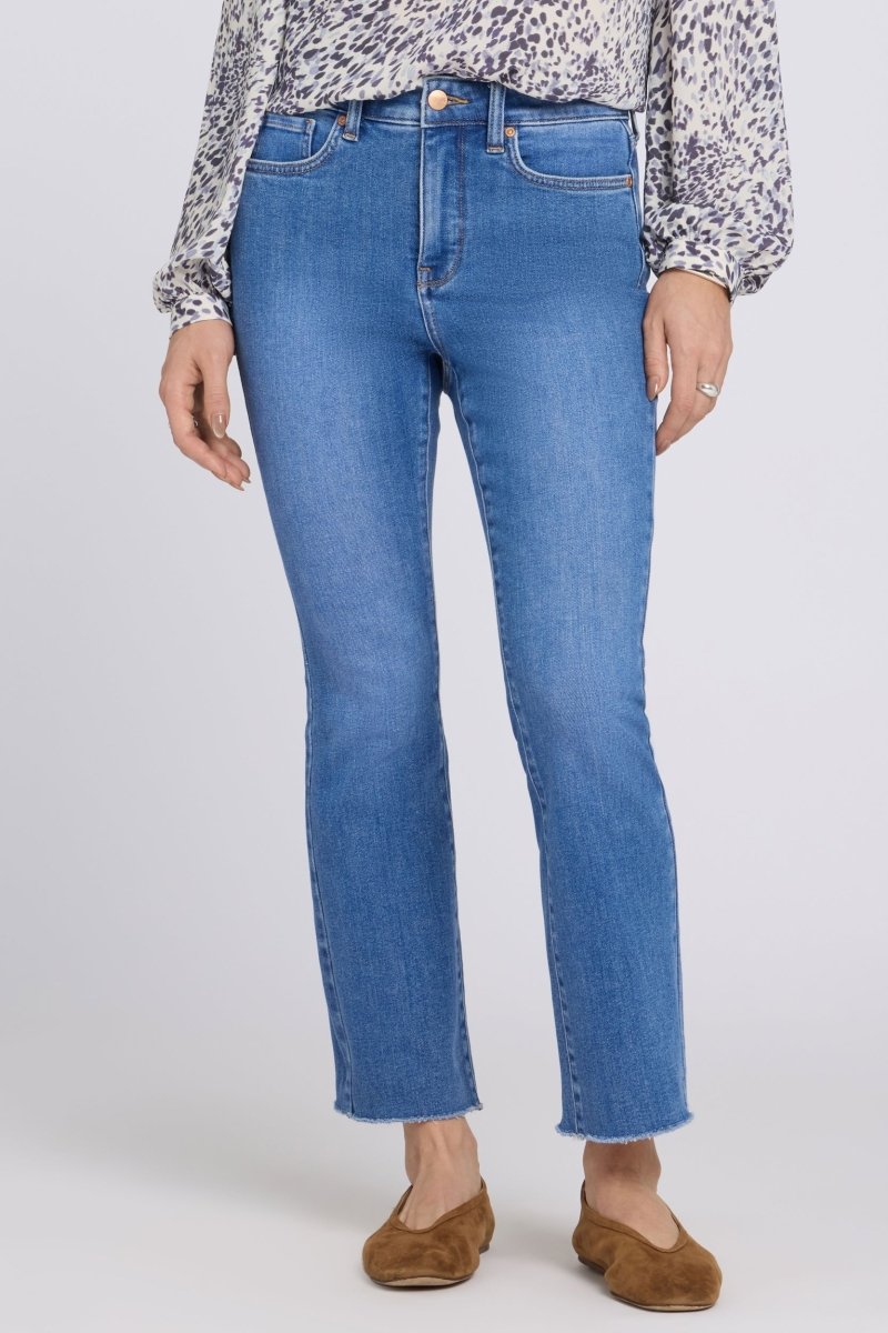 Billie Mini Bootcut Ankle Jeans With High Rise | Blue Paradise | Denim | NYDJ