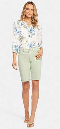 Boyfriend Short Mint Green Premium Denim | Beginning | Shorts | NYDJ