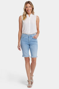 Briella 11 Inch Denim Shorts With Roll Cuffs | Canary Beach | Shorts | NYDJ