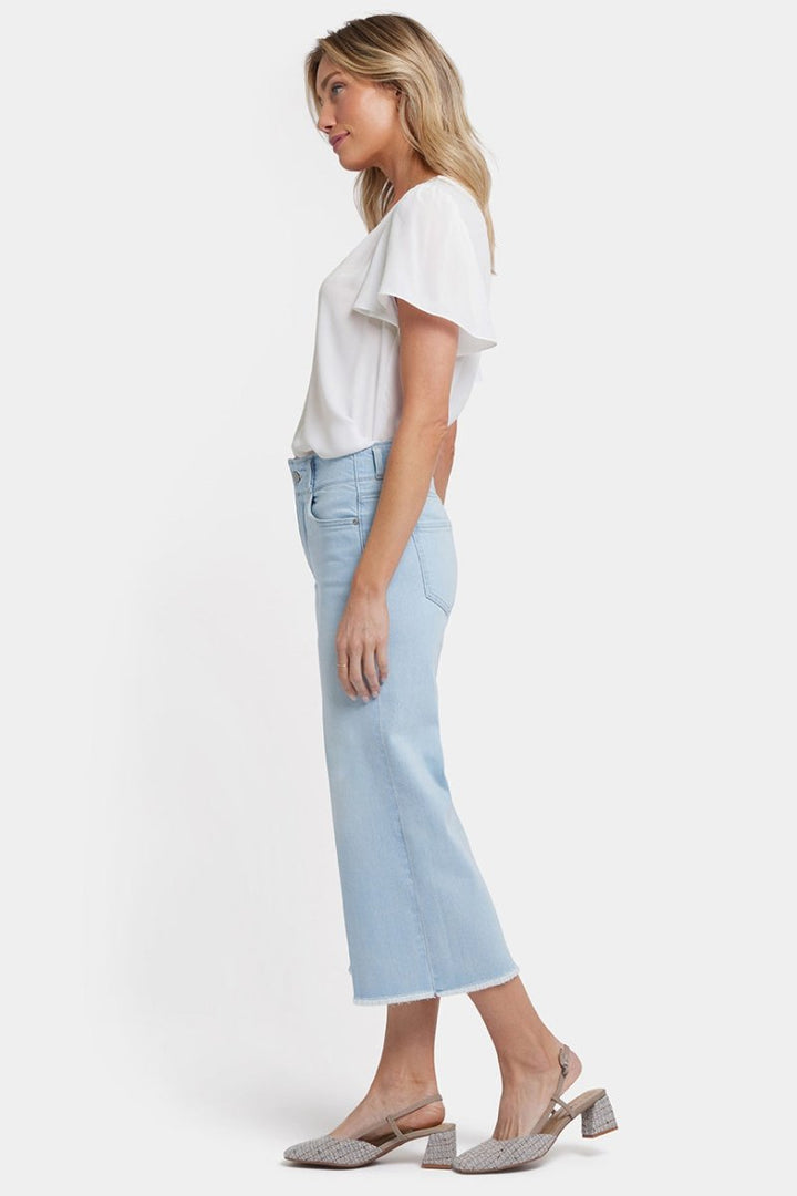 Brigitte Wide Leg Capri Jeans | Clear Water | Pants | NYDJ