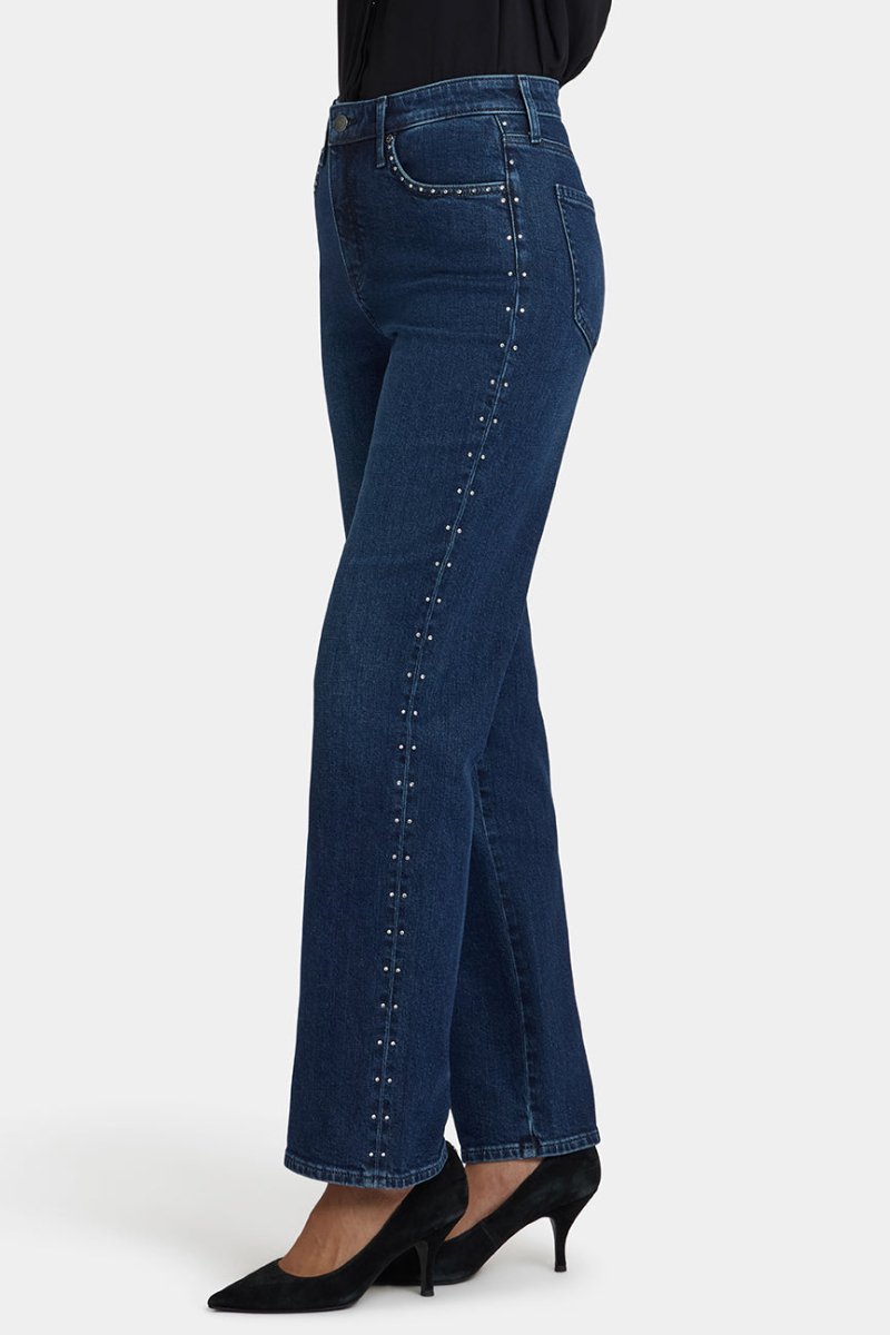 Brooke Loose Straight Jeans | Louvre Sapphire | Pants | NYDJ