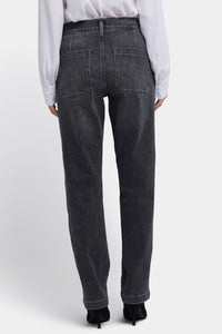 Brooke Loose Straight Jeans | Vintage Noir | Denim | NYDJ