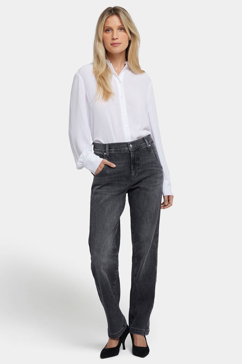 Brooke Loose Straight Jeans | Vintage Noir | Denim | NYDJ