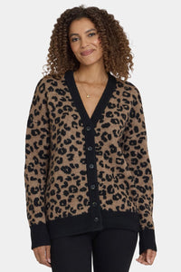 Cheetah Cardigan | Black Combo | Cardigan | NYDJ