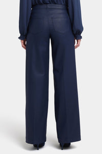 Coated Teresa Wide Leg Jeans | Starless Sky Coated | Denim | NYDJ