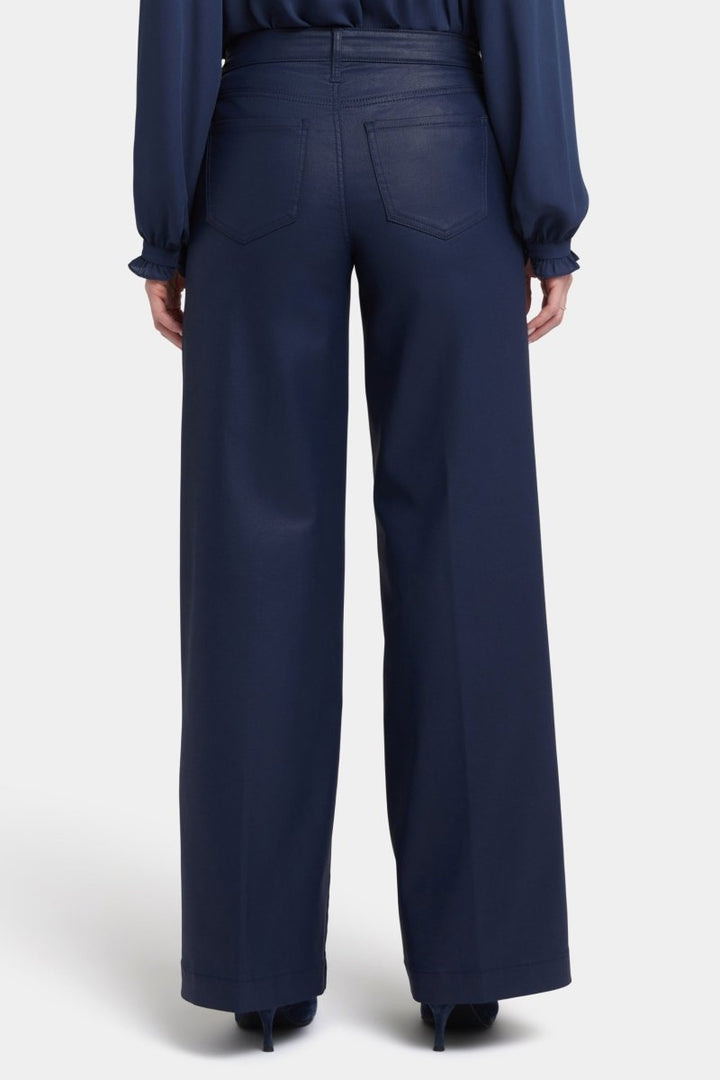 Coated Teresa Wide Leg Jeans | Starless Sky Coated | Denim | NYDJ
