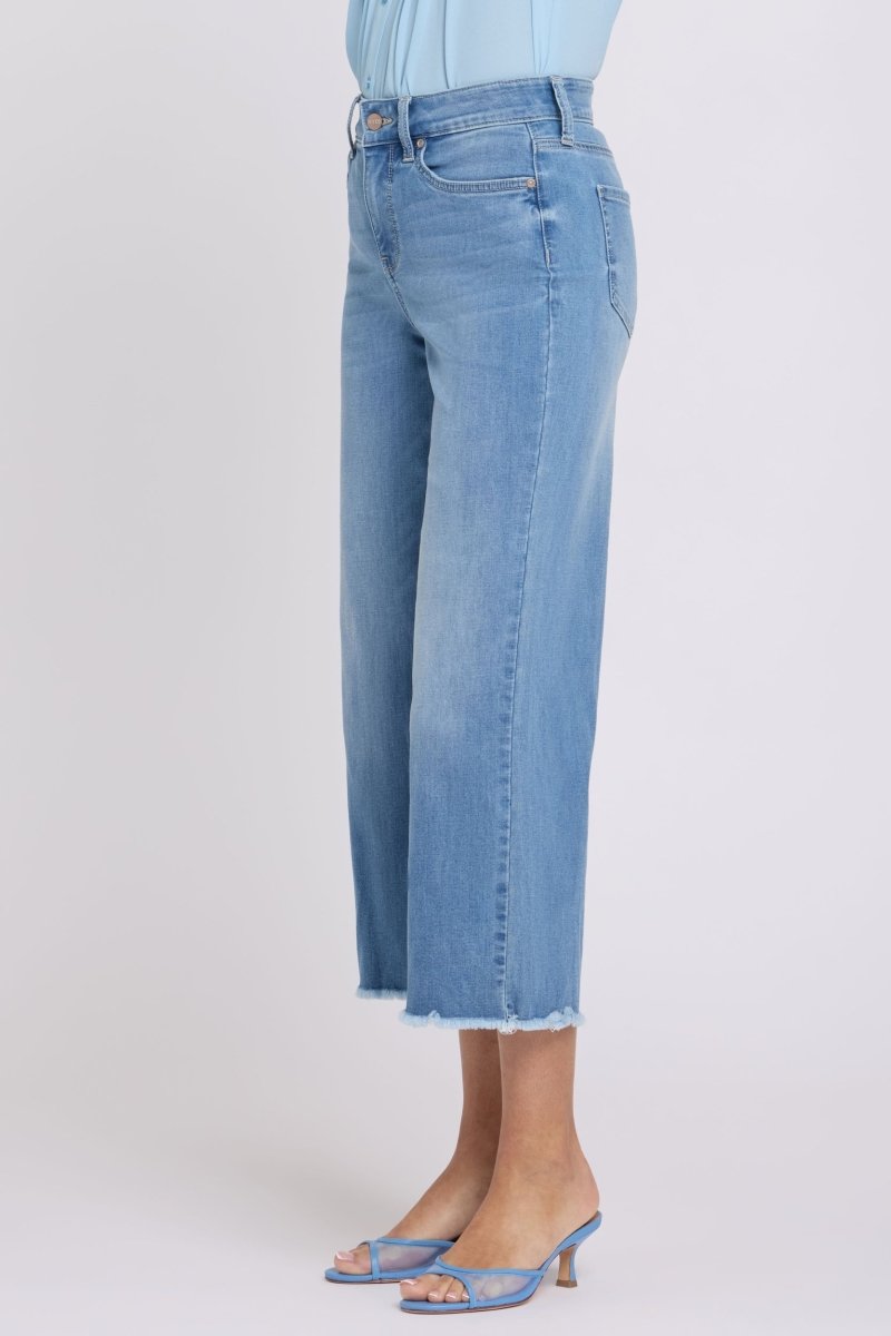 Coco Relaxed Wide Leg Crop Jeans With High Rise | Vista Lake | Denim | NYDJ