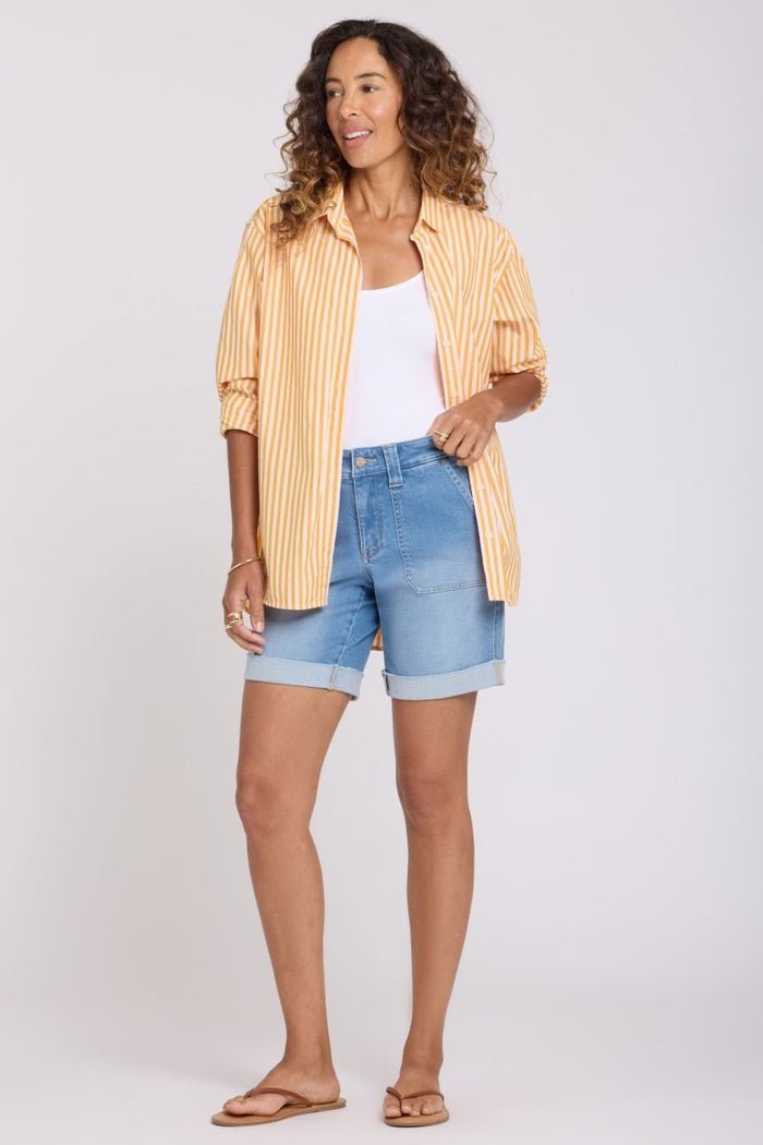 Diana Relaxed Denim Shorts | Distressed Vista Lakes - NYDJ