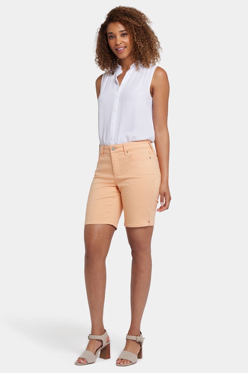 Ella Denim Short | Apricot Nectar | Shorts | NYDJ