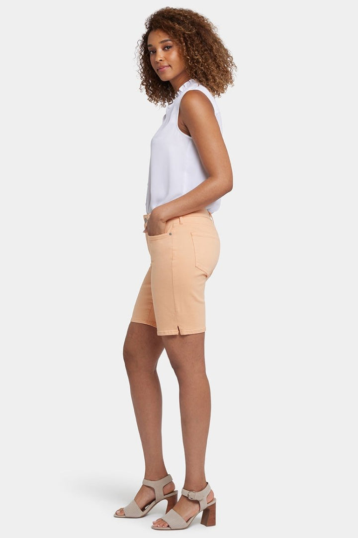Ella Denim Short | Apricot Nectar | Shorts | NYDJ