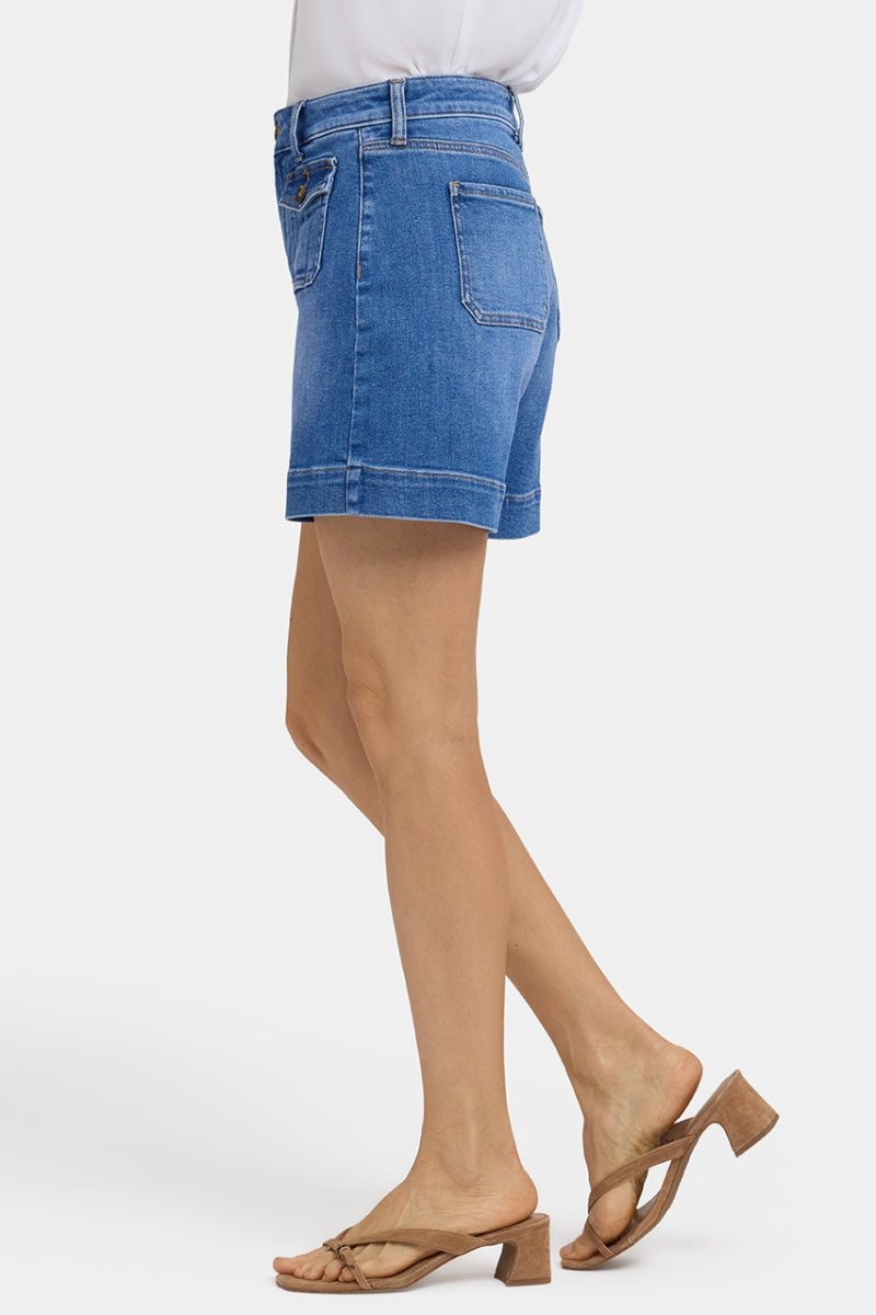 Ella Denim Shorts With High Rise | Salton | Denim | NYDJ