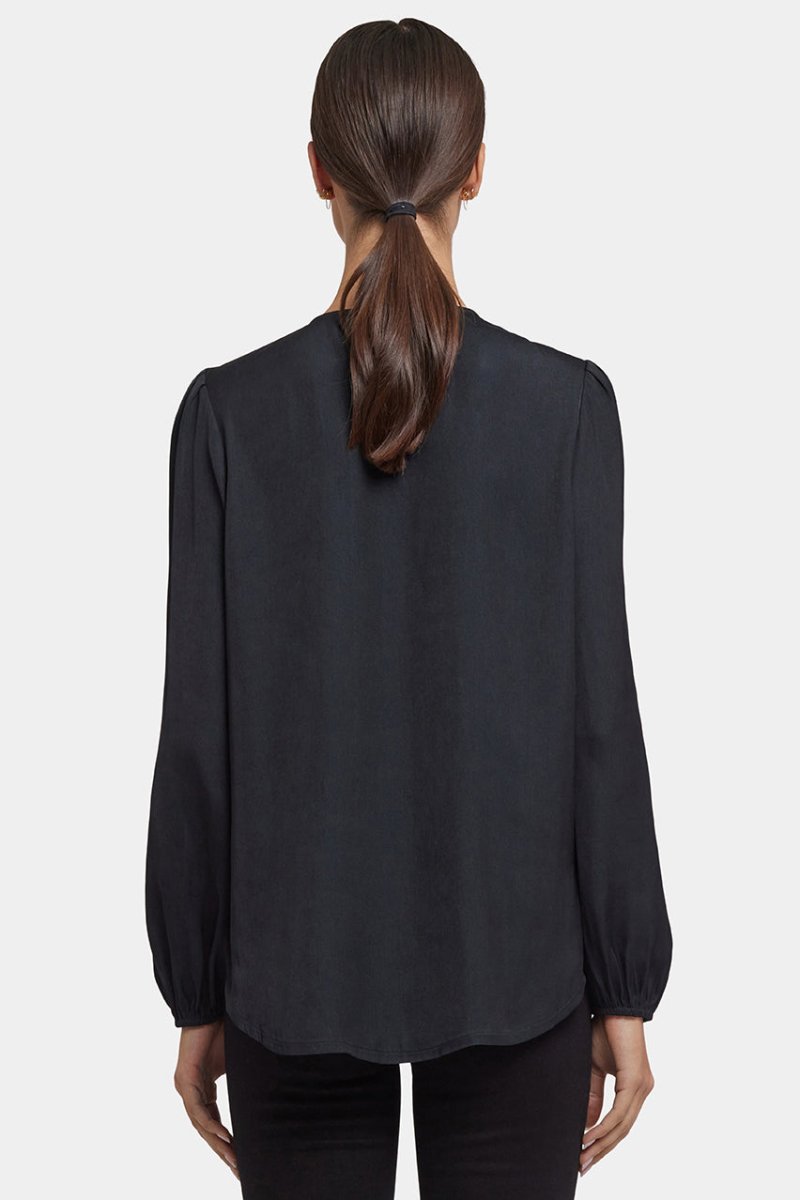 Elsie Blouse | Black | Blouse | NYDJ