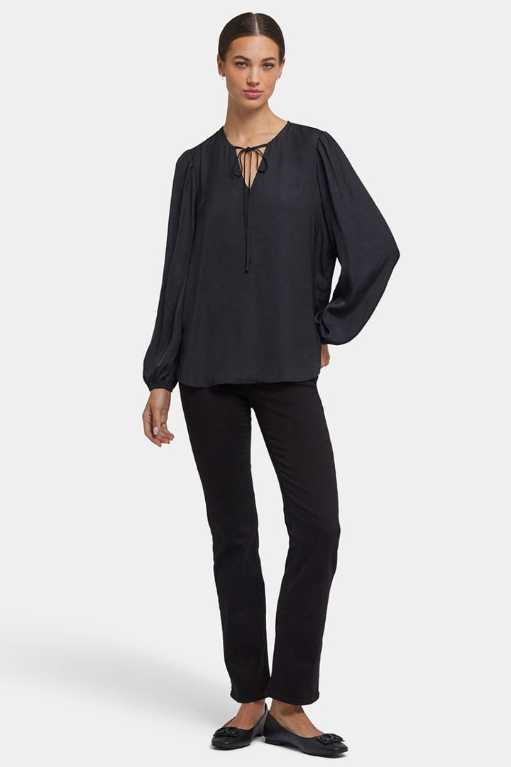 Elsie Blouse | Black | Blouse | NYDJ