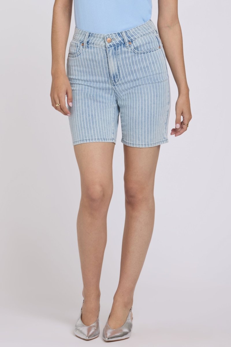 Erin Denim Shorts | Azure Stripe | Denim | NYDJ