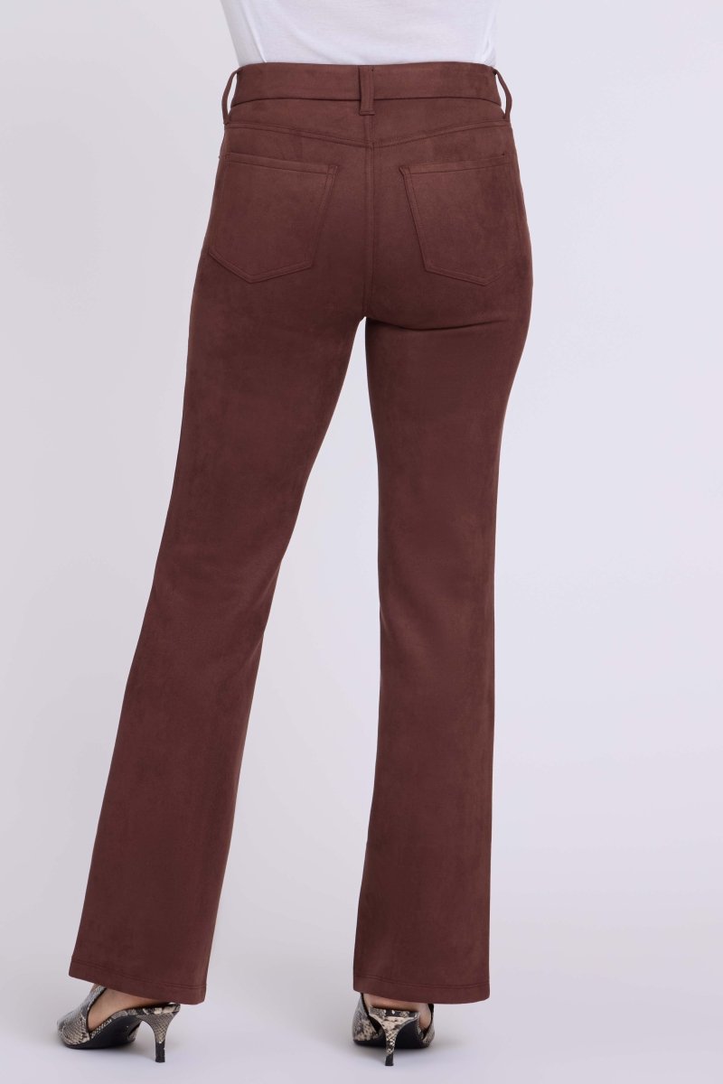 Faux Suede Brooklyn Bootcut Pants Sculpt-Her™ Collection | Chocolate Fondant - NYDJ