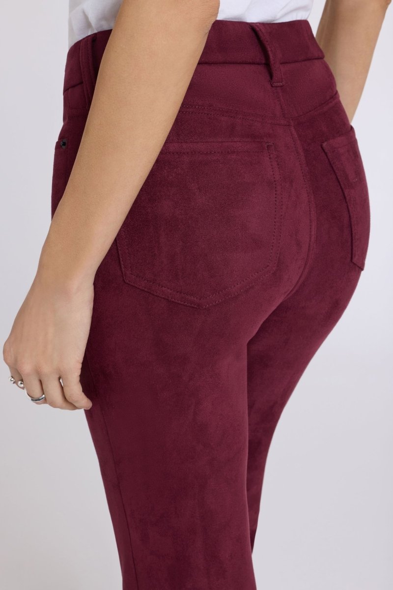 Faux Suede Brooklyn Bootcut Pants Sculpt-Her™ Collection | True Burgundy - NYDJ